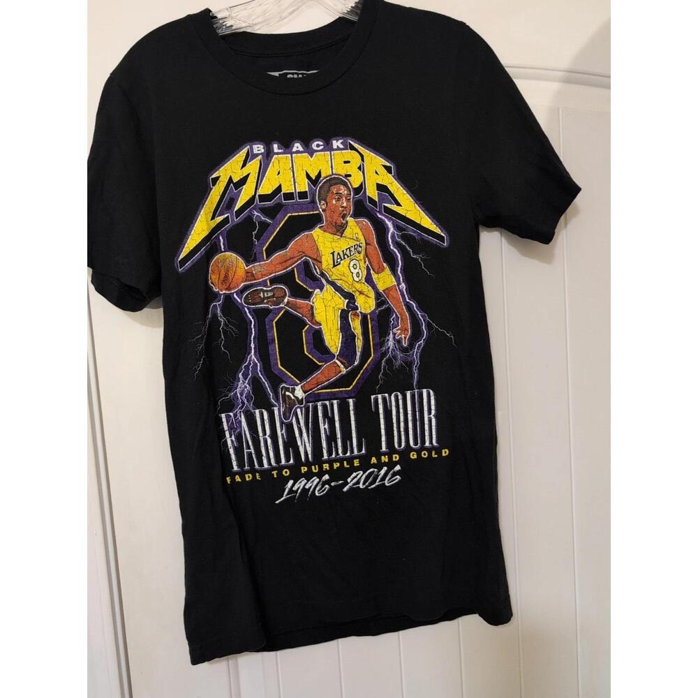 Black Mamba Farewell Tour T Shirt Kobe Bryant Lakers
